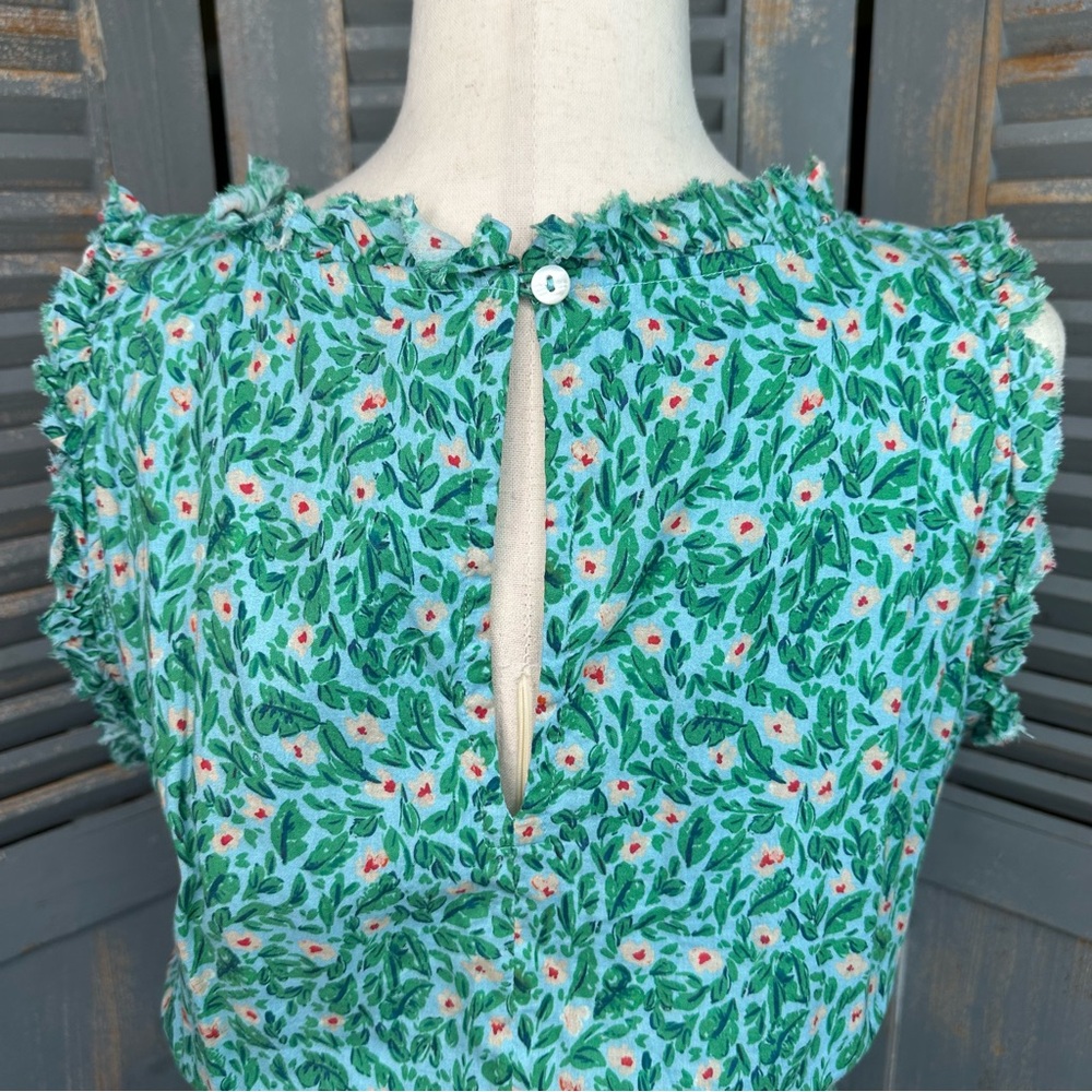 Roller Rabbit Cerro Naoki Dress Light Blue Sz L - Picture 15 of 16